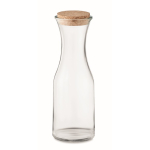 Grande bouteille en verre avec bouchon en liège 1 L Crystal Corkcap couleur transparent