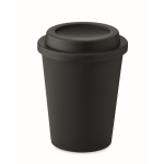 Verre avec double paroi en plastique 300ml TakeAway Minimal couleur noir