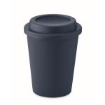 Verre avec double paroi en plastique 300ml TakeAway Minimal couleur bleu ultramarine