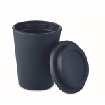 Verre avec double paroi en plastique 300ml TakeAway Minimal couleur bleu ultramarine deuxième vue
