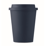 Verre avec double paroi en plastique 300ml TakeAway Minimal couleur bleu ultramarine quatrième vue