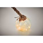 Décoration en verre en forme de boule avec lumières LED Bubble couleur transparent cinquième vue
