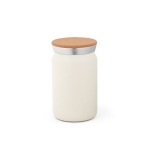 Mug thermos en inox avec couvercle en liège original 350ml Design couleur beige