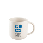 Tasse en céramique avec finition mouchetée de 370 ml Constellation avec zone d'impression