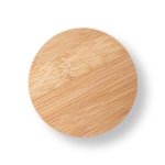 Théière en céramique avec couvercle et anse en bambou 700ml Home couleur blanc cassé cinquième vue