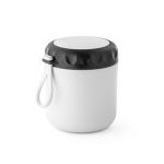 Thermo en plastique à double paroi et poignée en silicone 380ml Travel couleur blanc