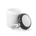 Thermo en plastique à double paroi et poignée en silicone 380ml Travel couleur blanc troisième vue