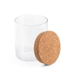 Bocal pour aliments en verre borosilicate 700ml Crystal Cookies couleur naturel troisième vue