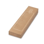 Planche à servir et à découper rectangulaire avec logo Apéritif couleur naturel avec boîte