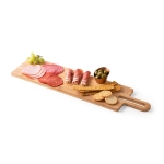 Planche à servir et à découper rectangulaire avec logo Apéritif couleur naturel cinquième vue