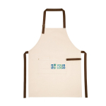 Tablier de qualité en coton avec des détails en métal 320 g/m2 Baker avec zone d'impression