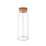 Bouteille en verre borosilicaté de grande capacité 1 L Crystal Brunch couleur naturel