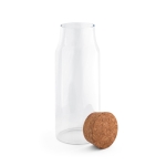 Bouteille en verre borosilicaté de grande capacité 1 L Crystal Brunch couleur naturel troisième vue