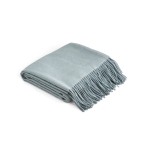 Couverture publicitaire en acrylique avec franges douces 270 g/m² Sofa couleur gris
