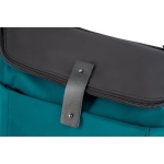 Sac à dos et sac bandoulière en toile de deux tailles Branve® Rover couleur bleu pétrole quatrième vue