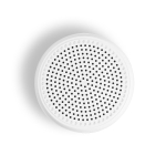 Enceinte BT 5.0 fabriquée en matériaux recyclés et LED externe Recyclo couleur blanc première vue