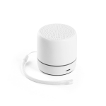 Enceinte BT 5.0 fabriquée en matériaux recyclés et LED externe Recyclo couleur blanc