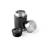 Thermos en acier inoxydable pour aliments avec cuillère Liquid To Go couleur noir deuxième vue