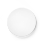Chargeurs sans fil promotionnels ronds et ultraminces Slim couleur blanc première vue