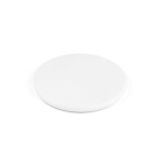 Chargeurs sans fil promotionnels ronds et ultraminces Slim couleur blanc