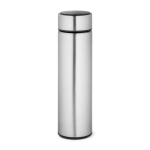 Bouteille isotherme avec thermomètre LED et infuseur 470ml Touch couleur argenté