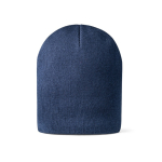 Bonnet d'hiver élastique unisexe personnalisable en RPET Sweden couleur bleu marine deuxième vue