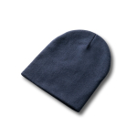 Bonnet d'hiver élastique unisexe personnalisable en RPET Sweden couleur bleu marine