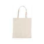 Sacs en coton avec base en liège et longues poignées 160 g/m2 Corizza couleur beige troisième vue