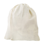 Petit sac en filet en coton biologique personnalisable Fruits Organic couleur beige première vue