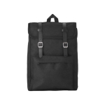 Sac enfant en polyester rembourré avec fermeture à 2 boucles Harvard couleur noir première vue