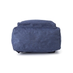 Sac enfant en polyester rembourré avec fermeture à 2 boucles Harvard couleur bleu deuxième vue