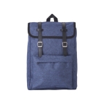 Sac enfant en polyester rembourré avec fermeture à 2 boucles Harvard couleur bleu troisième vue
