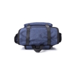 Sac enfant en polyester rembourré avec fermeture à 2 boucles Harvard couleur bleu sixième vue