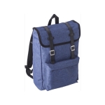Sac enfant en polyester rembourré avec fermeture à 2 boucles Harvard couleur bleu huitième vue