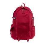 Sac à dos de ripstop avec plusieurs poches pour la randonnée Sherpa couleur rouge deuxième vue