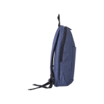 Sac à dos en polyester avec bretelles rembourrées et réglables Classic couleur bleu quatrième vue