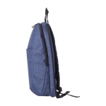 Sac à dos en polyester avec bretelles rembourrées et réglables Classic couleur bleu cinquième vue