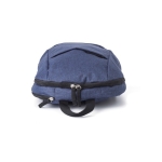 Sac à dos en polyester avec bretelles rembourrées et réglables Classic couleur bleu sixième vue
