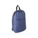 Sac à dos en polyester avec bretelles rembourrées et réglables Classic couleur bleu huitième vue