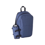 Sac à dos isotherme en polyester avec poche pour bouteille Picnic couleur bleu dixième vue