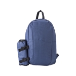 Sac à dos isotherme en polyester avec poche pour bouteille Picnic couleur bleu deuxième vue