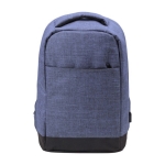 Sac à dos antivol en polyester bicolore pour ordinateur de 13´´ Oxford couleur bleu première vue