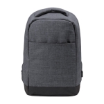 Sac à dos antivol en polyester bicolore pour ordinateur de 13´´ Oxford couleur gris foncé première vue