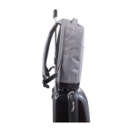 Sac à dos antivol en polyester bicolore pour ordinateur de 13´´ Oxford couleur gris clair quatrième vue