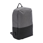 Sac à dos antivol avec dos et bretelles rembourrés pour PC 15” couleur gris deuxième vue