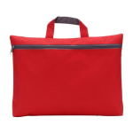 Porte-documents personnalisé économique en polyester 600D Budget couleur rouge première vue