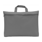 Porte-documents personnalisé économique en polyester 600D Budget couleur gris première vue