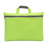 Porte-documents personnalisé économique en polyester 600D Budget couleur vert clair première vue