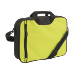 Porte-documents pour entreprises avec poignée et bandoulière Congress couleur vert clair deuxième vue