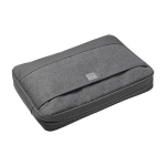 Housse pour ordinateur portable en toile 600D gris foncé 13” Office couleur gris foncé deuxième vue